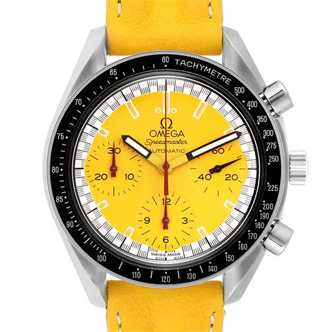 omega speedmaster yellow dial